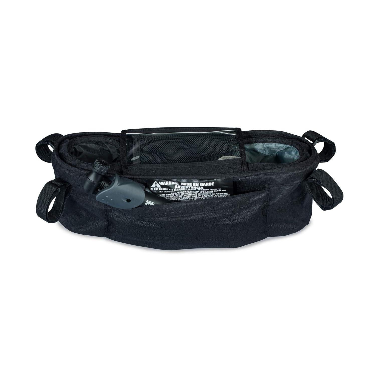 imageBOB Gear Deluxe Handlebar Console with Tire Pump for Single Jogging Strollers Black2 Piece Set