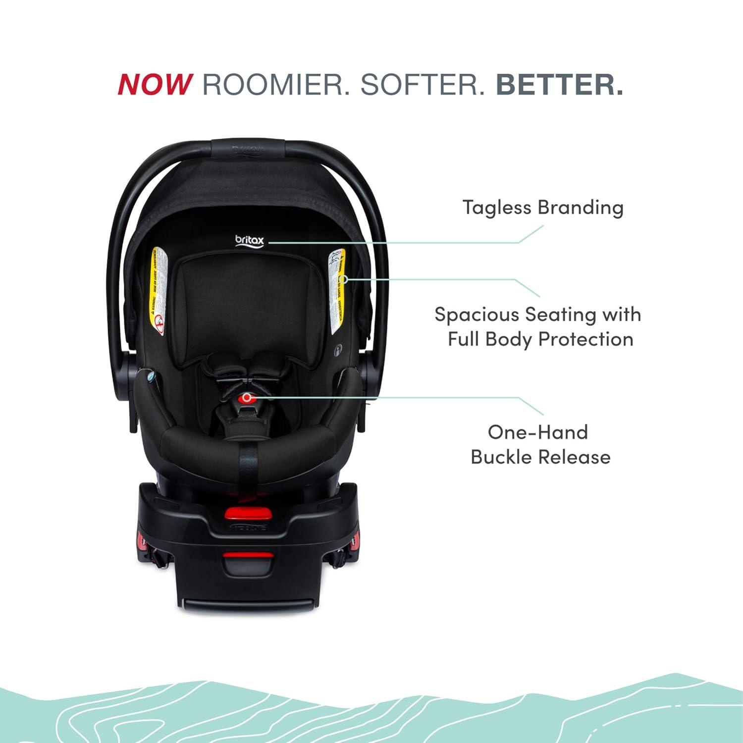 imageBOB Gear Revolution Flex 30 Travel System with BSafe Gen2 Infant Car Seat Graphite Black