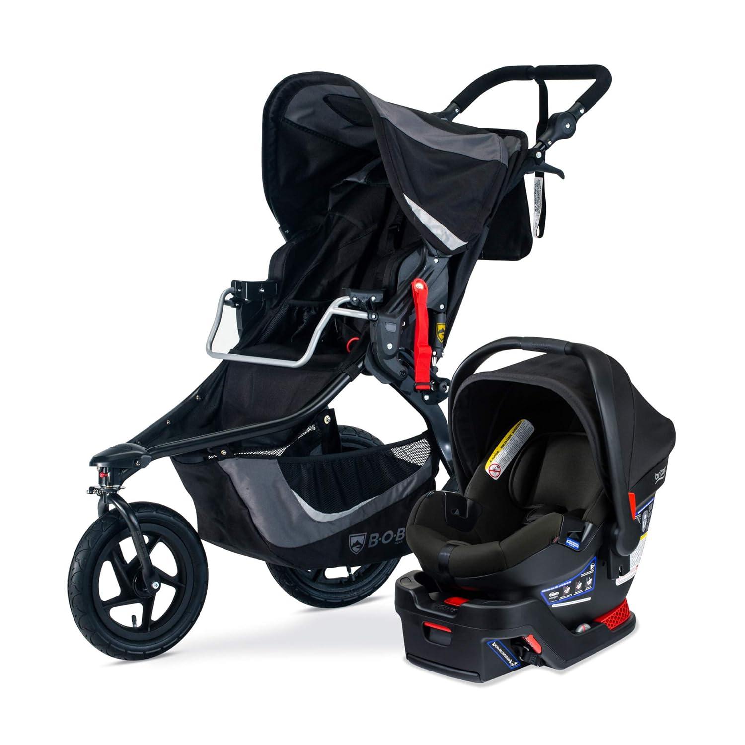 imageBOB Gear Revolution Flex 30 Travel System with BSafe Gen2 Infant Car Seat Graphite Black