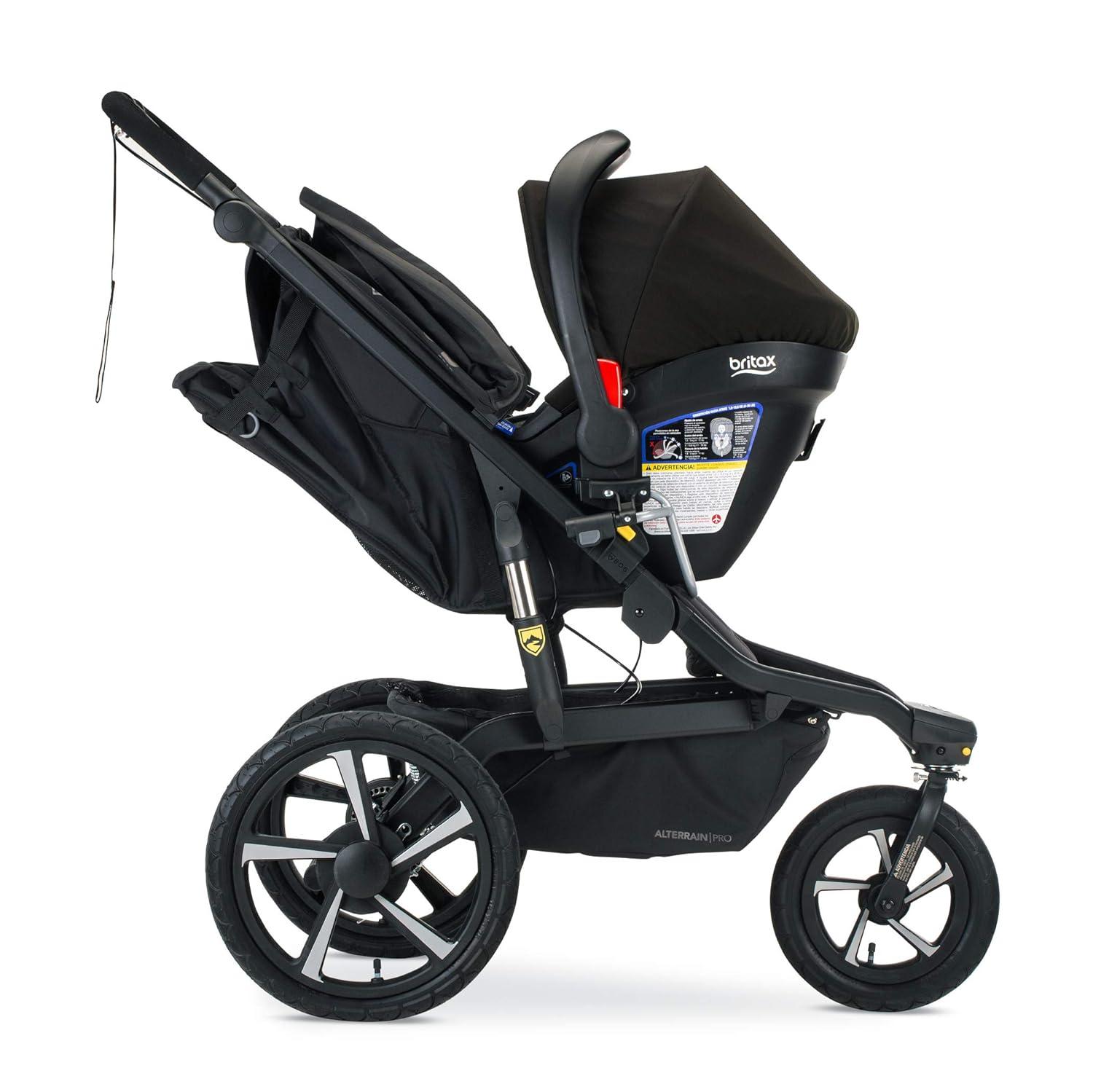 imageBOB Gear Single Jogging Stroller Adapter for Graco Infant Car SeatsGrey