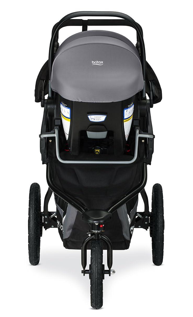 imageBOB Gear Single Jogging Stroller Adapter for Graco Infant Car SeatsGrey