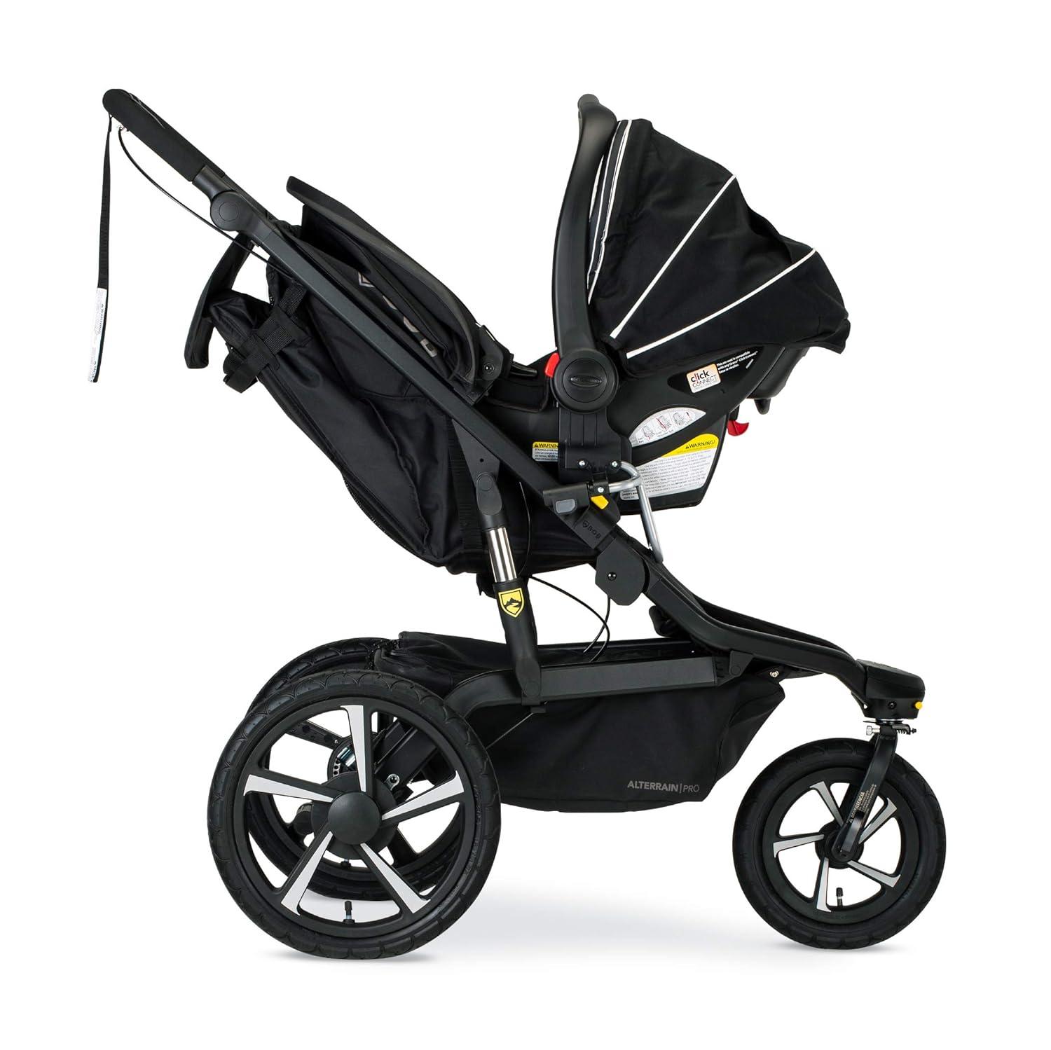 imageBOB Gear Single Jogging Stroller Adapter for Graco Infant Car SeatsGrey