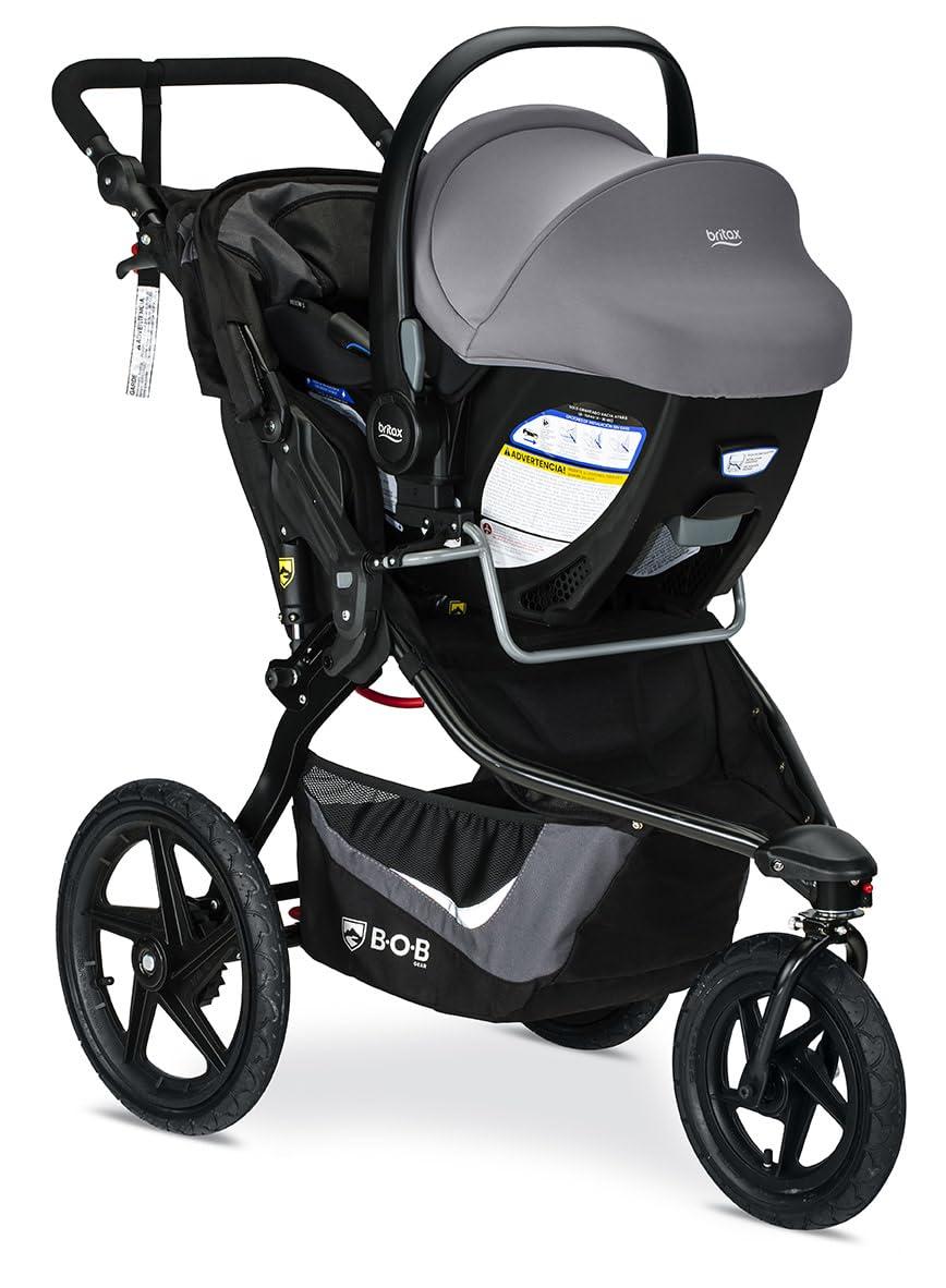 imageBOB Gear Single Jogging Stroller Adapter for Graco Infant Car SeatsGrey