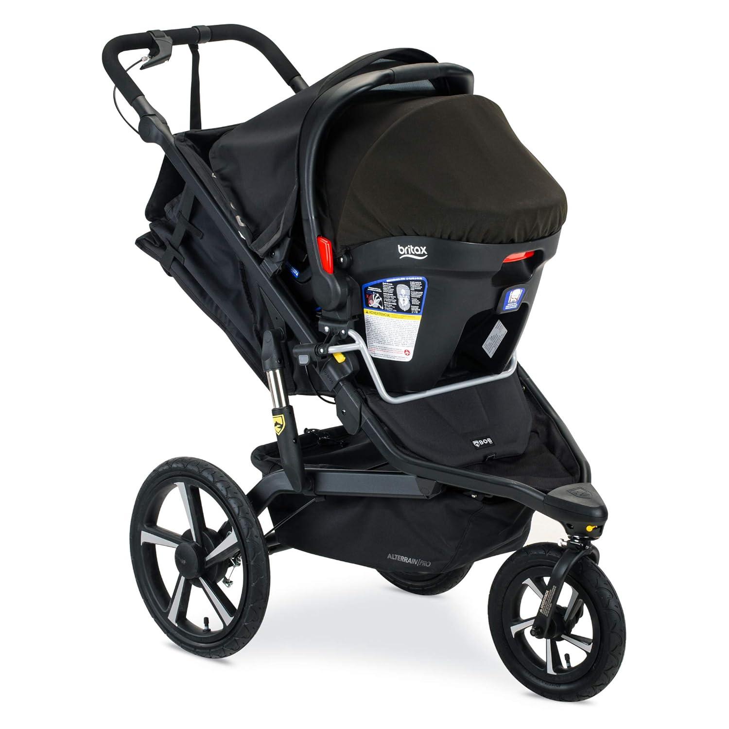 imageBOB Gear Single Jogging Stroller Adapter for Graco Infant Car SeatsGrey