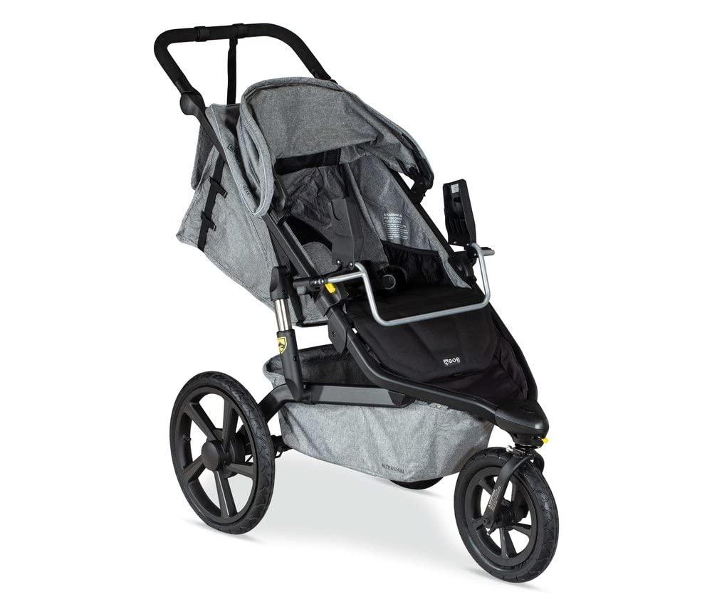 imageBOB Gear Single Jogging Stroller Adapter for Graco Infant Car SeatsGrey