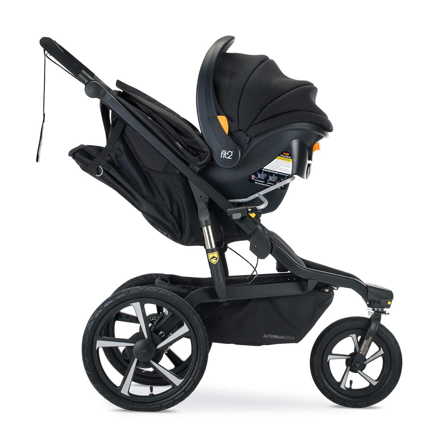 imageBOB Gear Single Jogging Stroller Adapter for Graco Infant Car SeatsGrey
