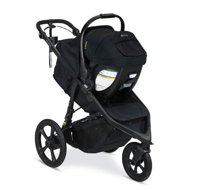 imageBOB Gear Wayfinder Jogging Stroller Infant Car Seat Adapter Compatible with Select Britax Nuna Cybex and Maxi COSI Infant car Seats