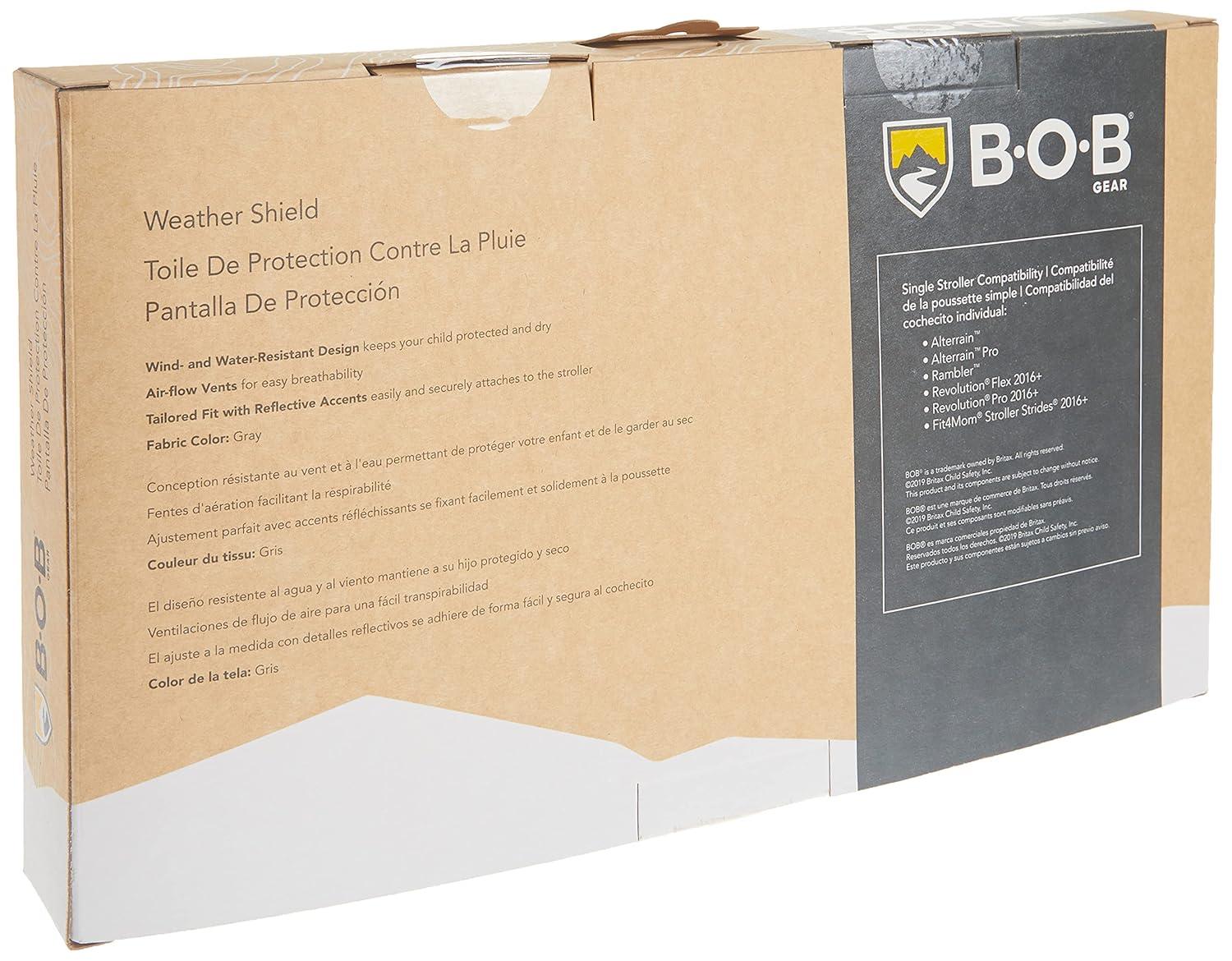 imageBOB Gear Weather Shield for Single Jogging Strollers472x425x01 Inch Pack of 1
