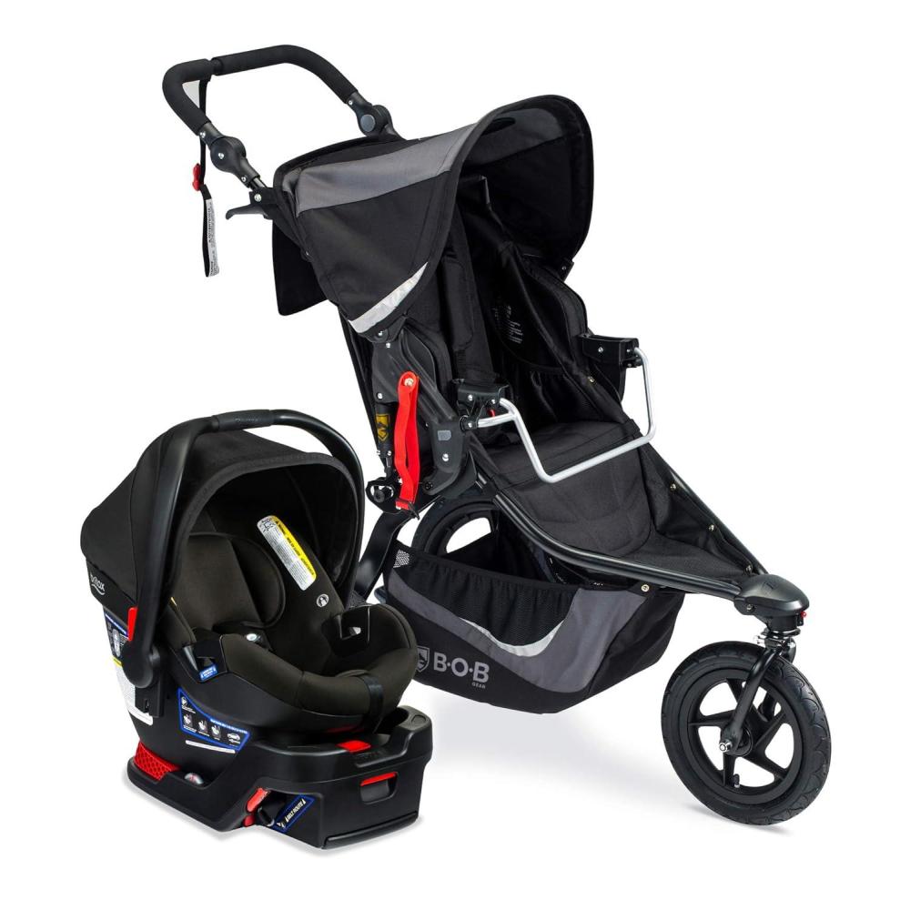 imageBOB Gear Revolution Flex 30 Travel System with BSafe Gen2 Infant Car Seat Graphite Black